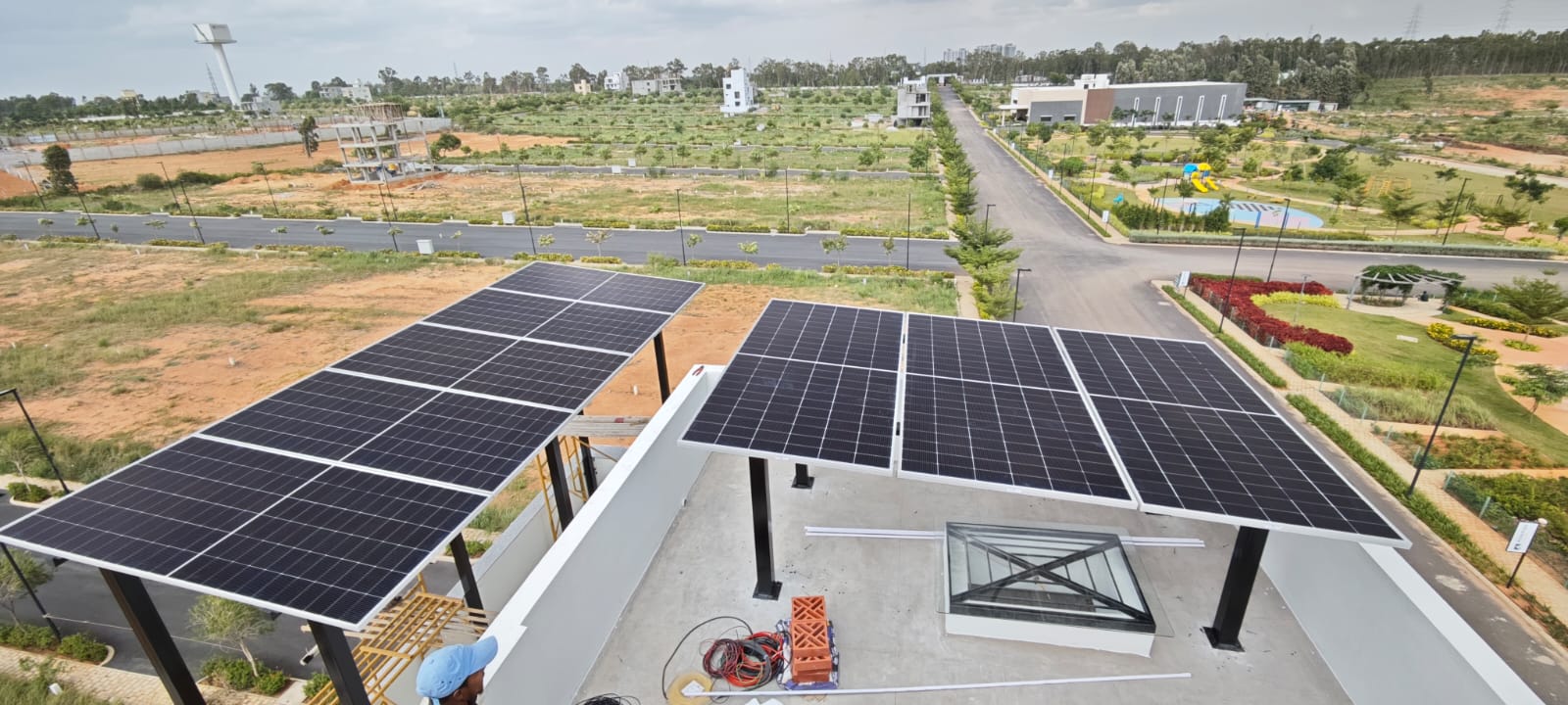 5 kW Deye Hybrid Solar System at Adarsh Savanna, Bengaluru